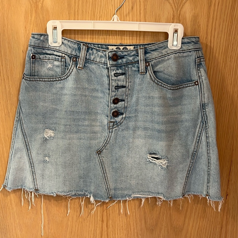 WE THE FREE  denim skirt NWOT